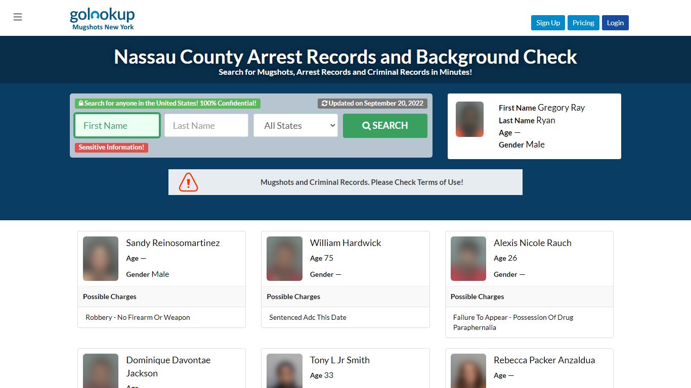 Nassau County Mugshots, Nassau County Arrest Records - GoLookUp